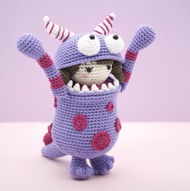 Amigurumi Lunch the Monster Pattern 11