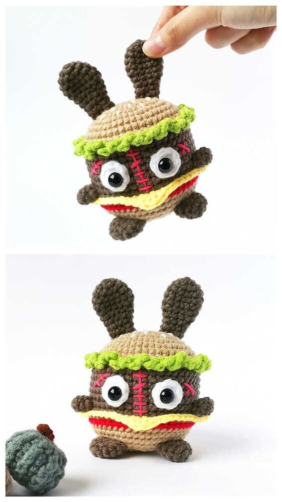 Amigurumi Lunch the Monster Pattern 9