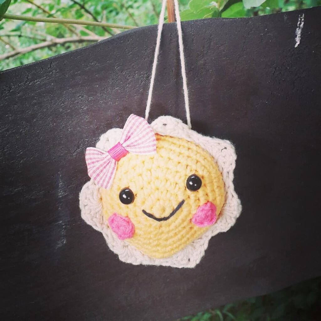 Amigurumi Magnet Sun Free Pattern 5