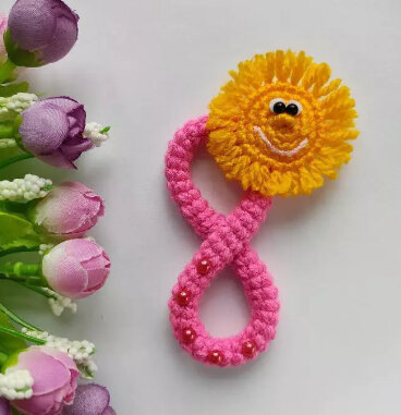 Amigurumi Magnet Sun Free Pattern