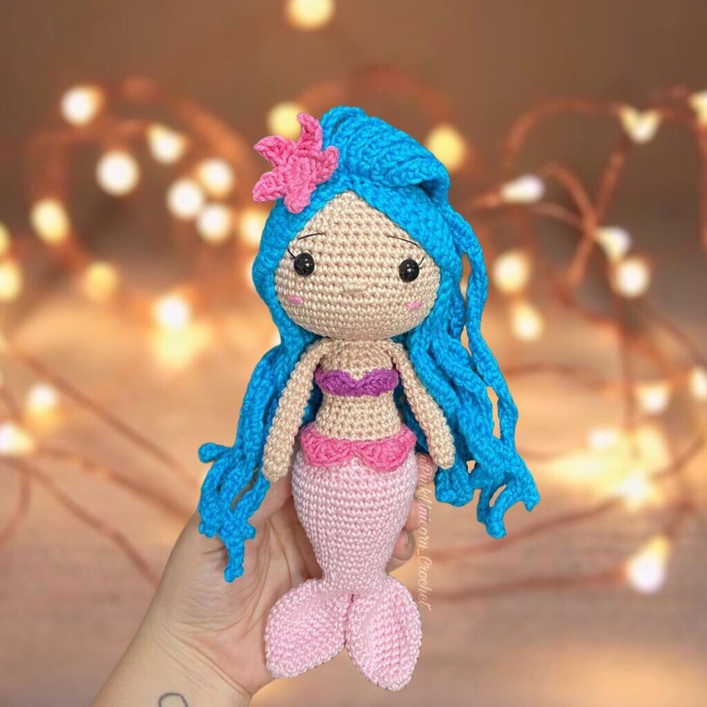 Amigurumi Mermaid Crochet Pattern 1