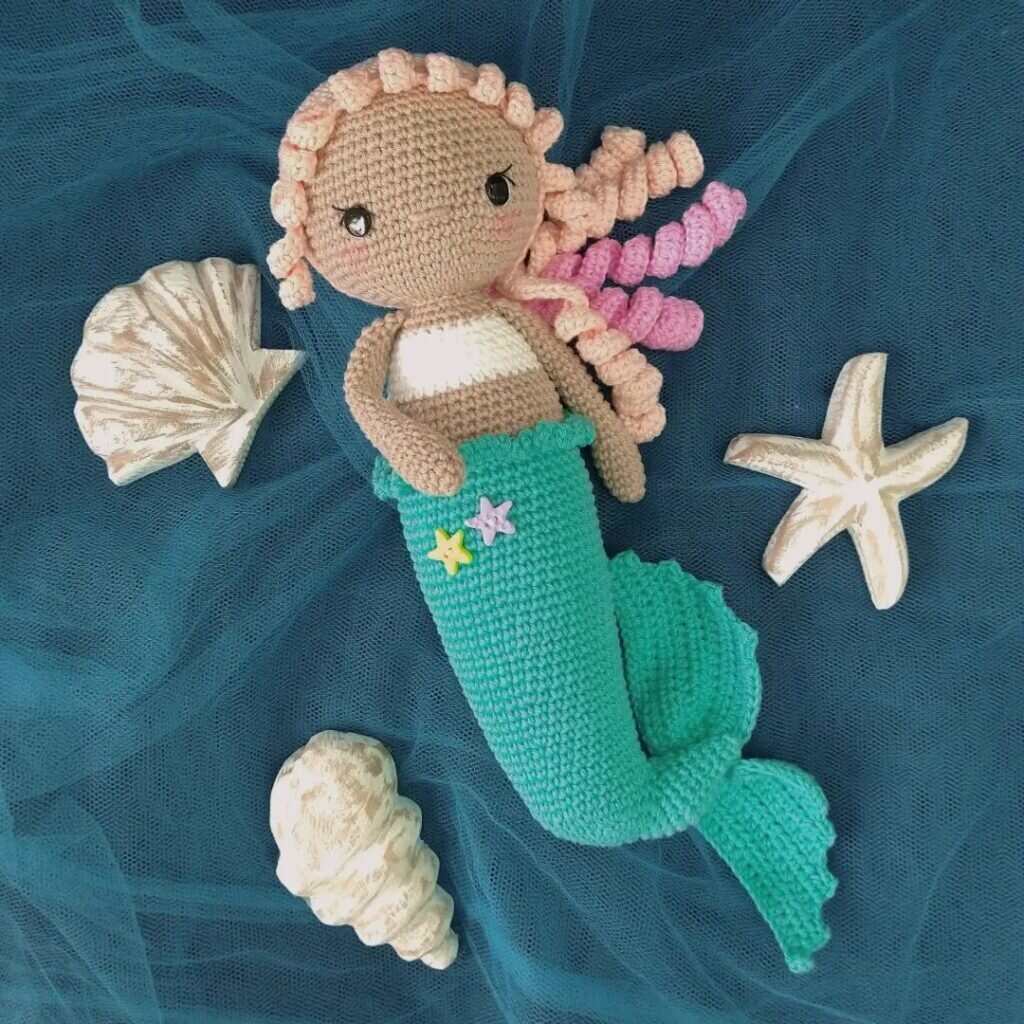 Amigurumi Mermaid Crochet Pattern 3