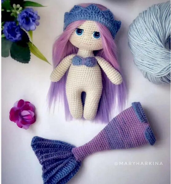 Amigurumi Mermaid Crochet Pattern