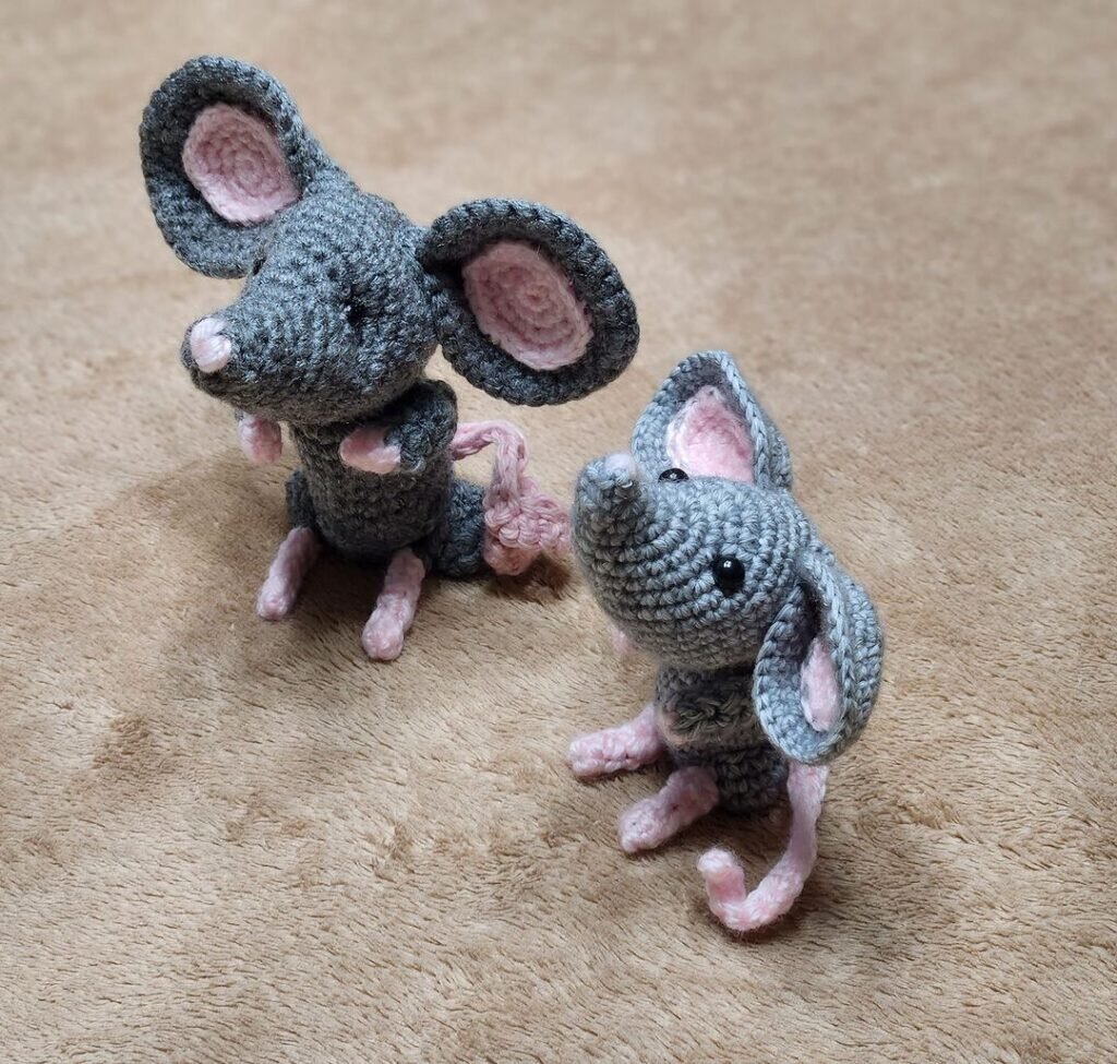 Amigurumi Mice Free Pattern 3