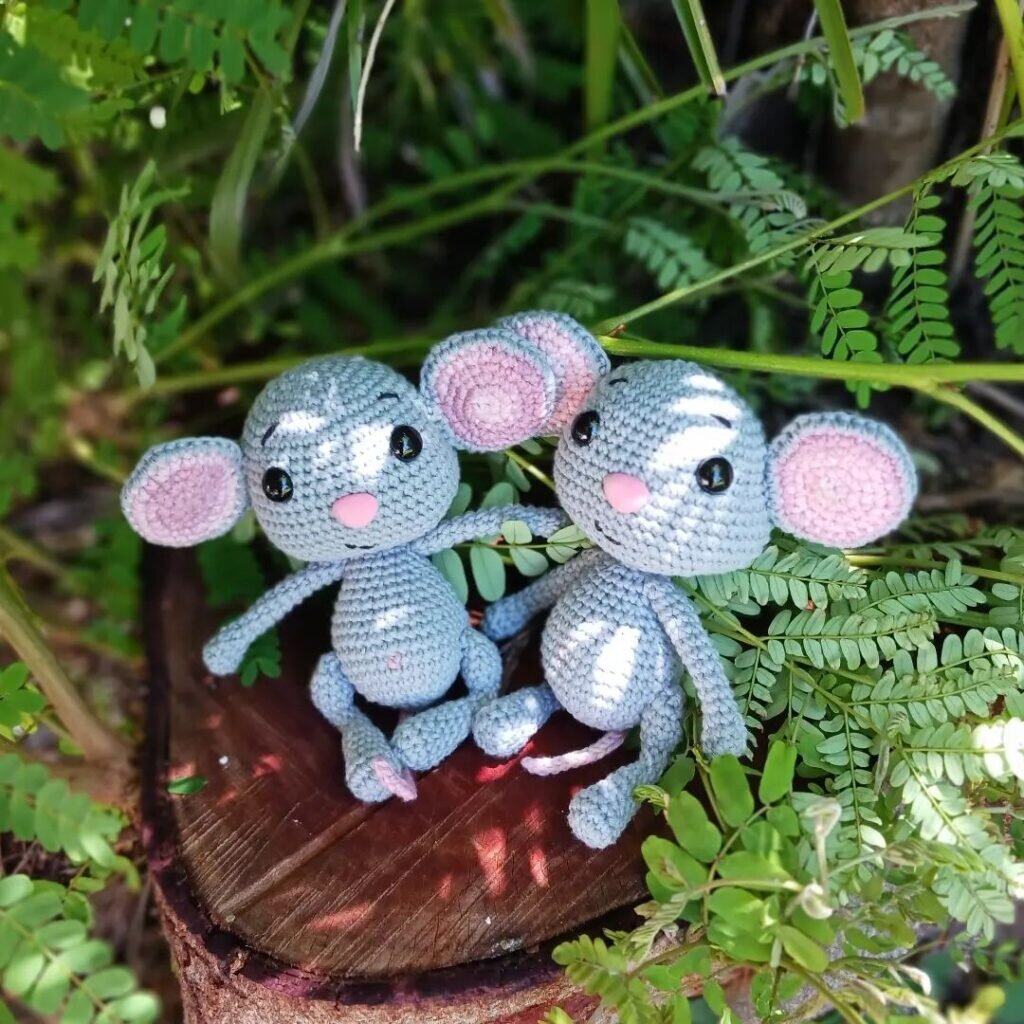 Amigurumi Mice Free Pattern 7