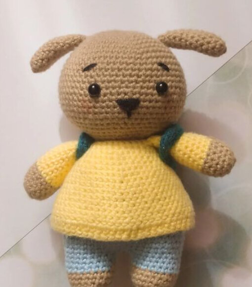 Amigurumi Mini Dog Free Pattern 1