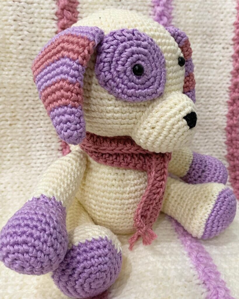 Amigurumi Mini Dog Free Pattern 7