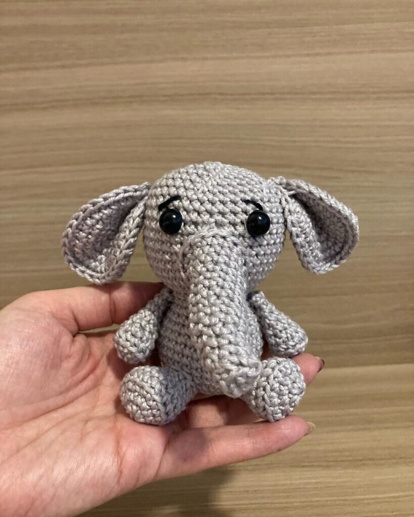 Amigurumi Mini Elephant Free Pattern 6