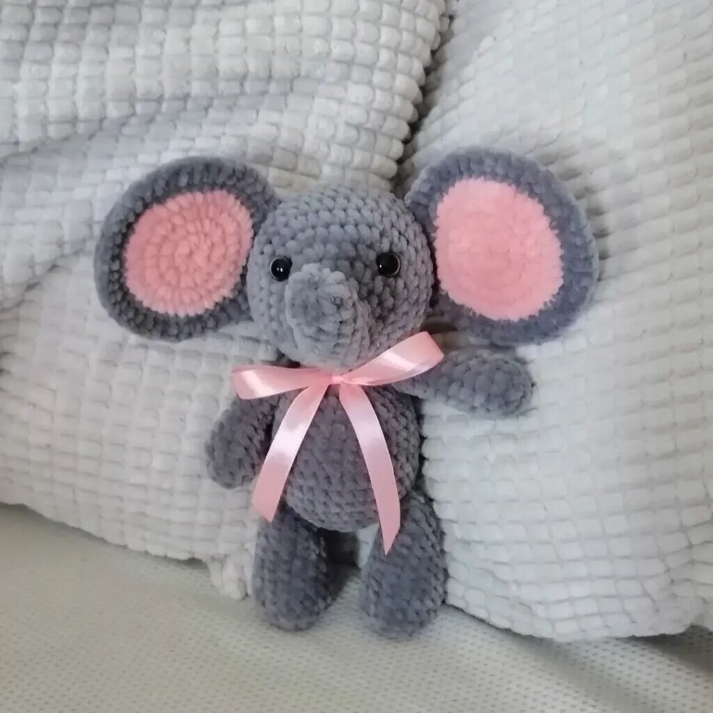 Amigurumi Mini Elephant Free Pattern 9