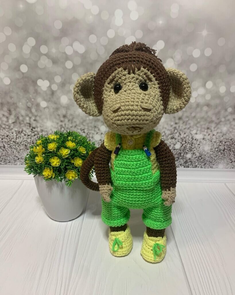 Amigurumi Monkey Free Pattern 1