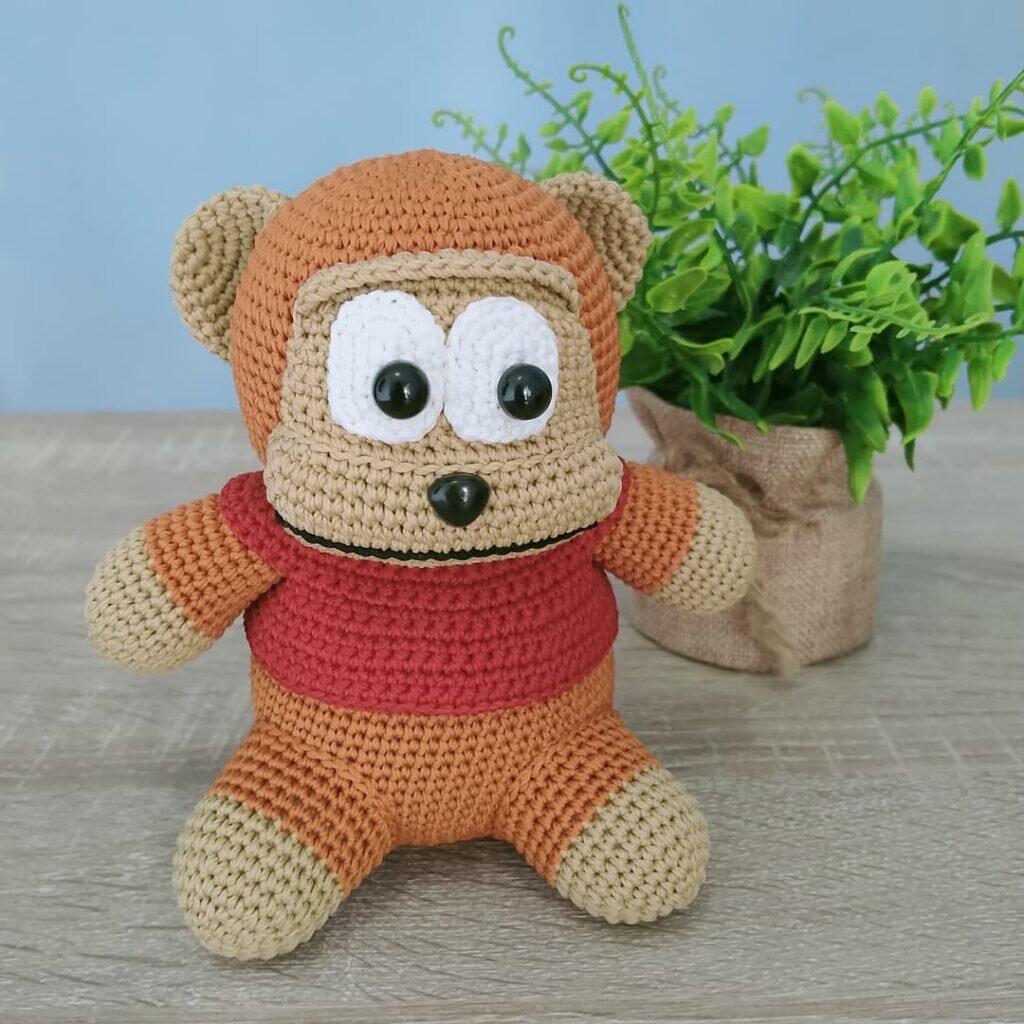 Amigurumi Monkey Free Pattern 5