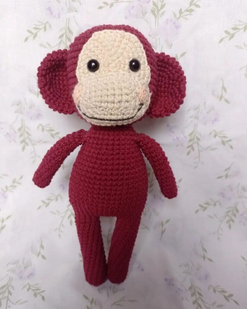 Amigurumi Monkey Free Pattern 7