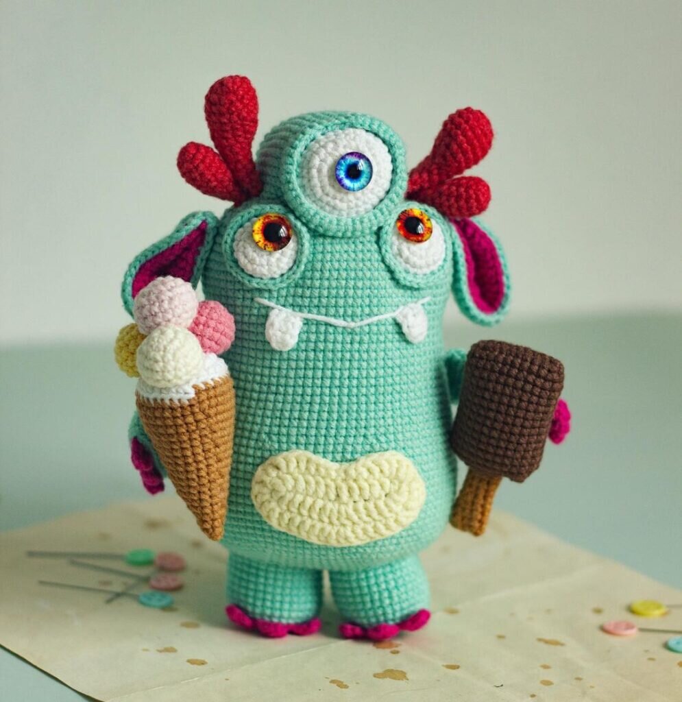 Amigurumi Monsters Free Pattern 1