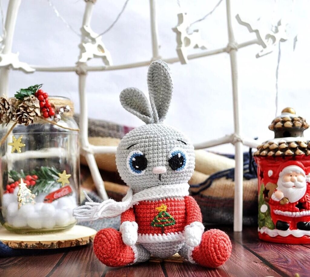 Amigurumi New Year Bunny Free Pattern 2