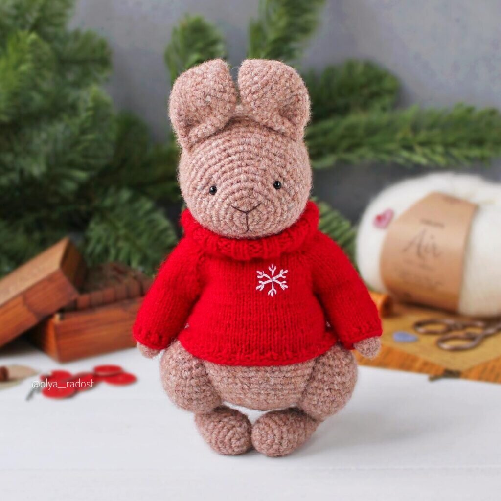 Amigurumi New Year Bunny Free Pattern 5