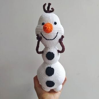 Amigurumi Olaf the Snowman Free Pattern 10