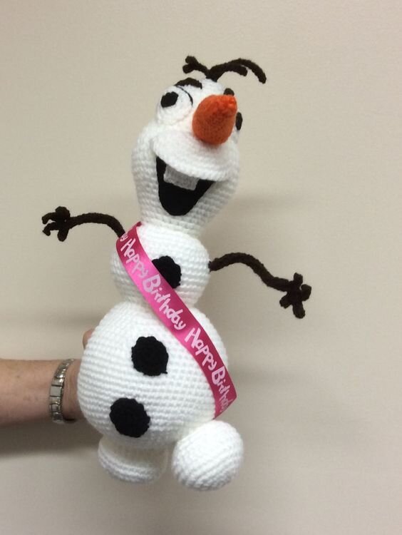 Amigurumi Olaf the Snowman Free Pattern 3