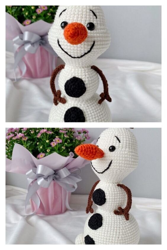 Amigurumi Olaf the Snowman Free Pattern 5