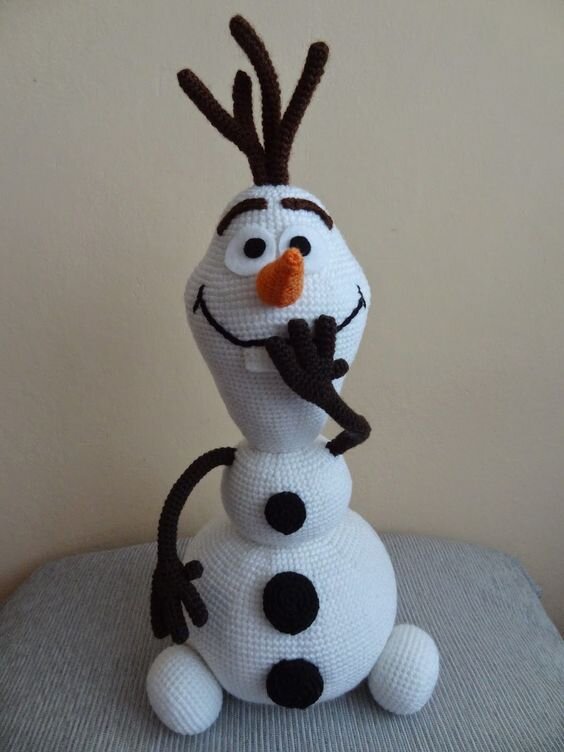 Amigurumi Olaf the Snowman Free Pattern 6