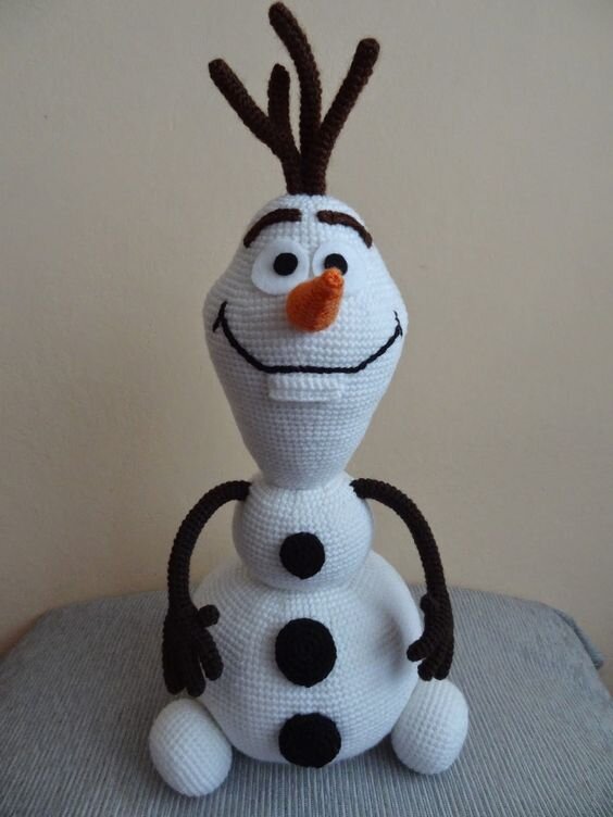 Amigurumi Olaf the Snowman Free Pattern 7