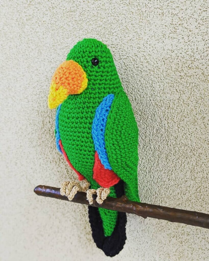 Amigurumi Parrot Free Pattern 5