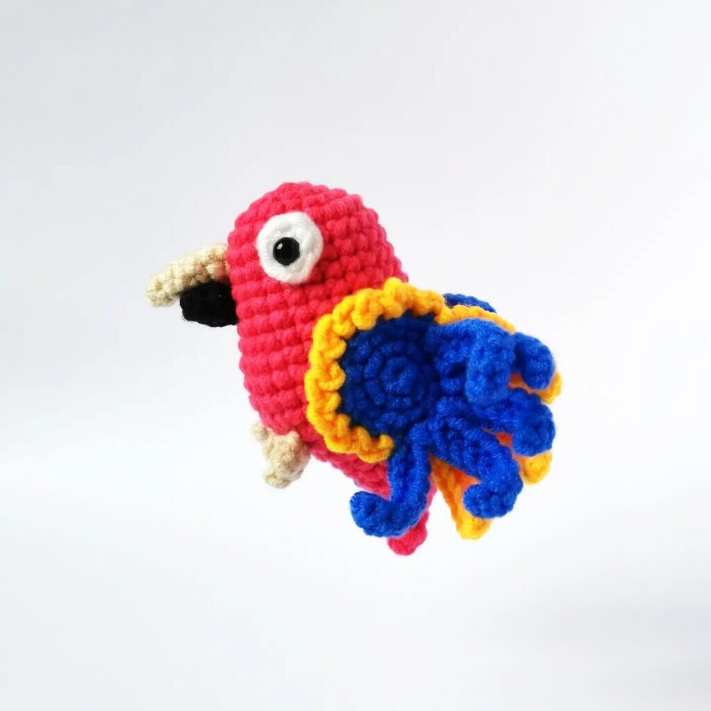 Amigurumi Parrot Free Pattern 6