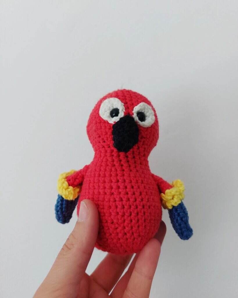 Amigurumi Parrot Free Pattern 8