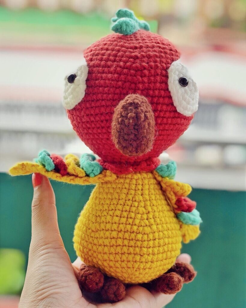 Amigurumi Parrot Free Pattern 2