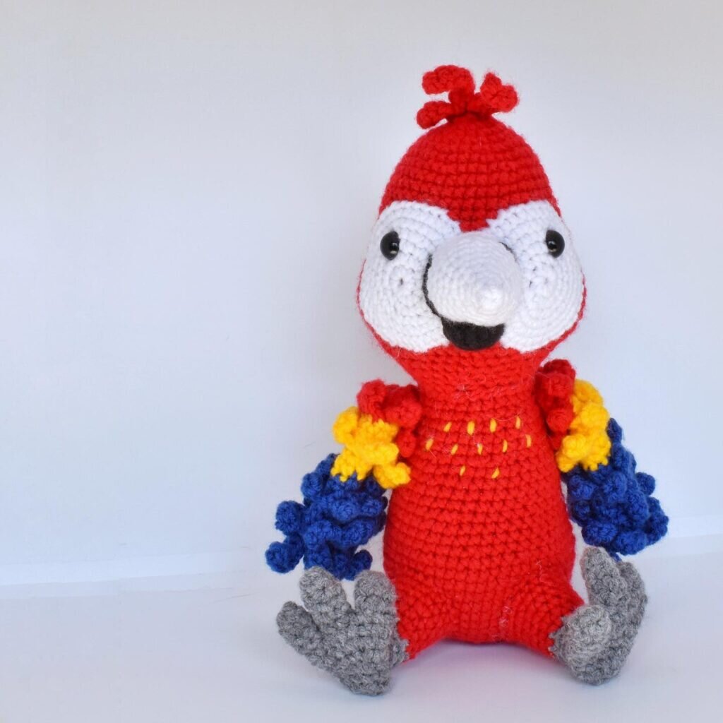 Amigurumi Parrot Free Pattern 3