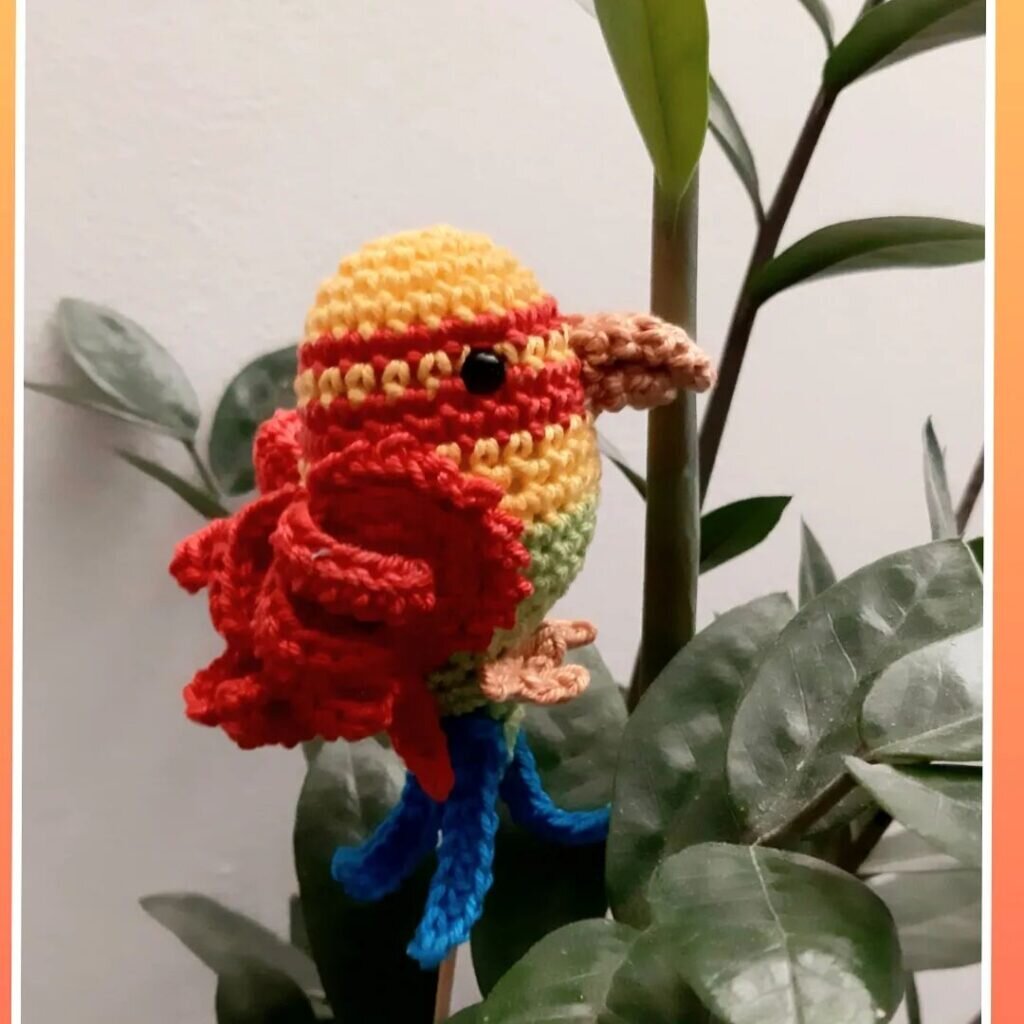 Amigurumi Parrot Free Pattern 8