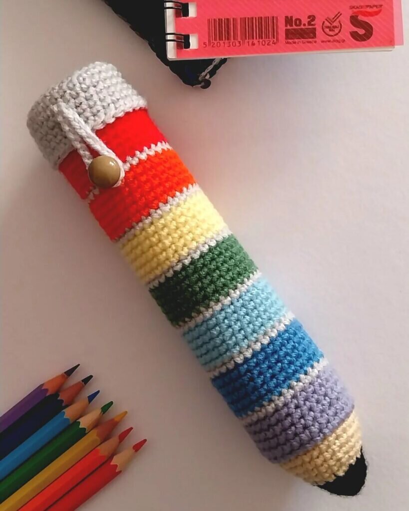 Amigurumi Pencil Case Free Pattern 1