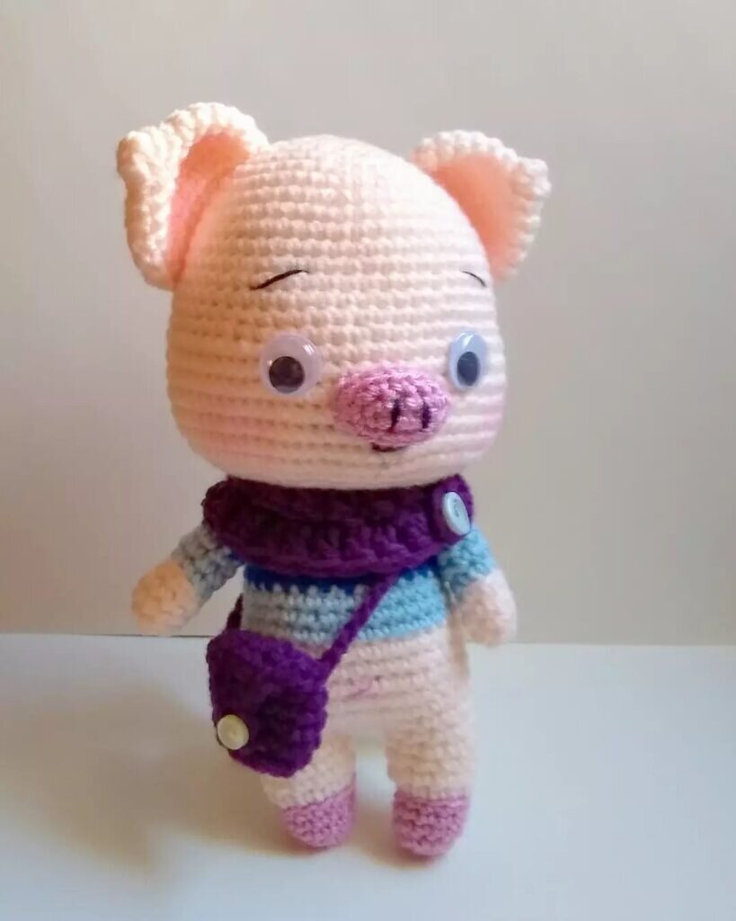 Amigurumi Pig Free Pattern 4