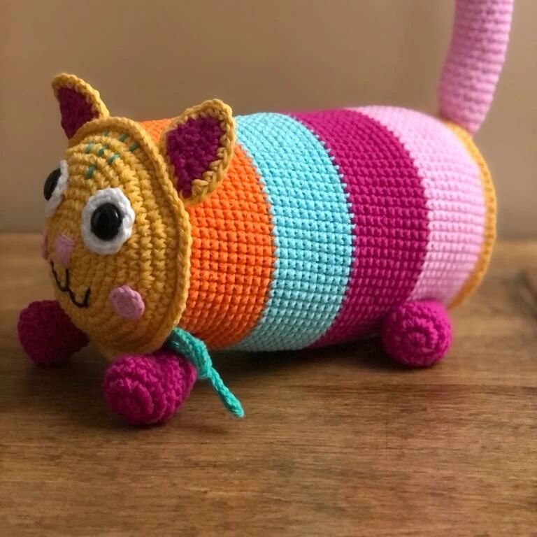 Amigurumi Pillow Cat Crochet Pattern 2