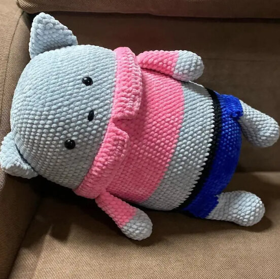 Amigurumi Pillow Cat Crochet Pattern