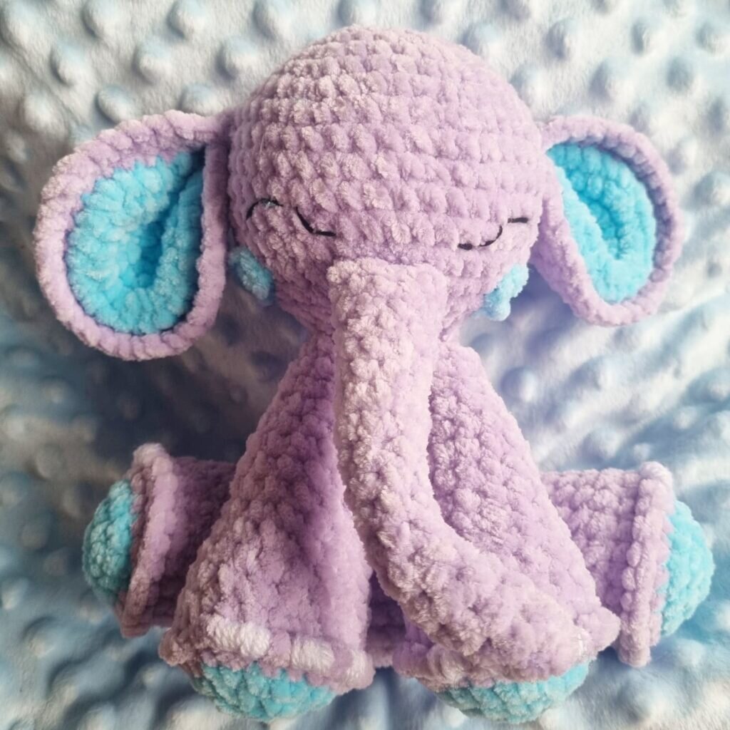 Amigurumi Pink Elephant Free Pattern 3