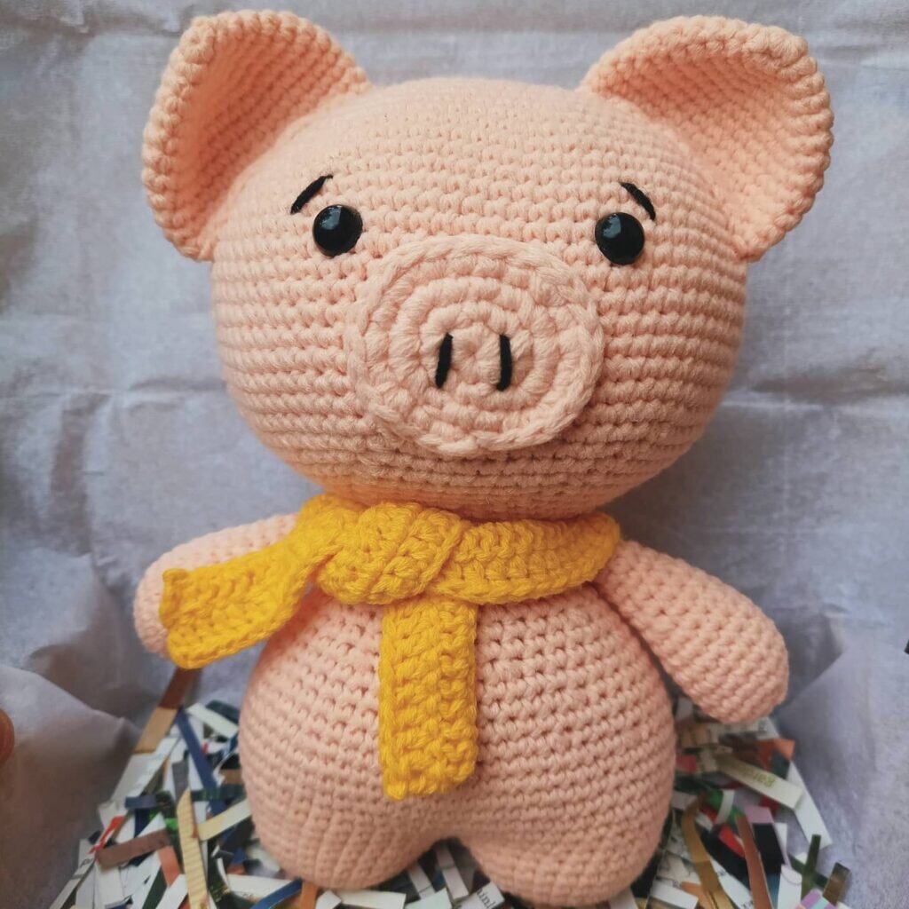 Amigurumi Pink Pig Free Pattern 1