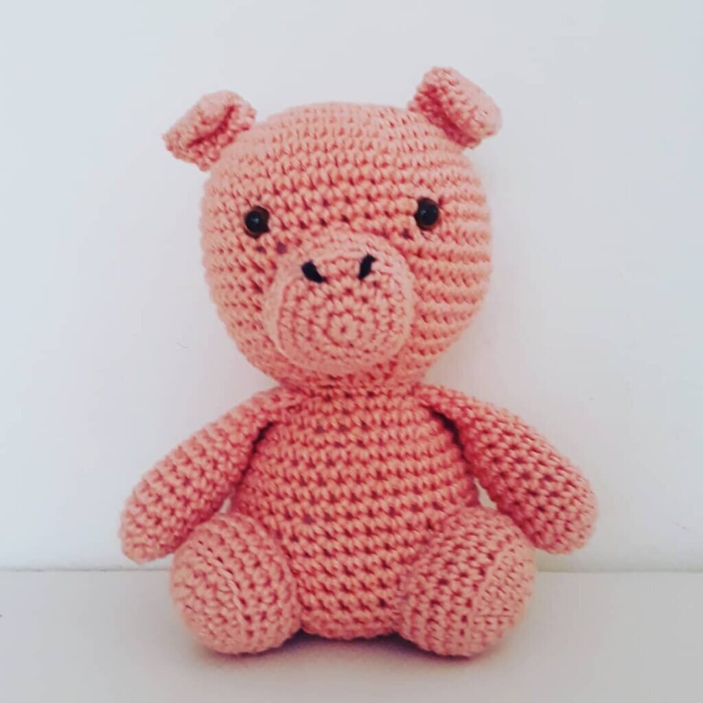 Amigurumi Pink Pig Free Pattern 3