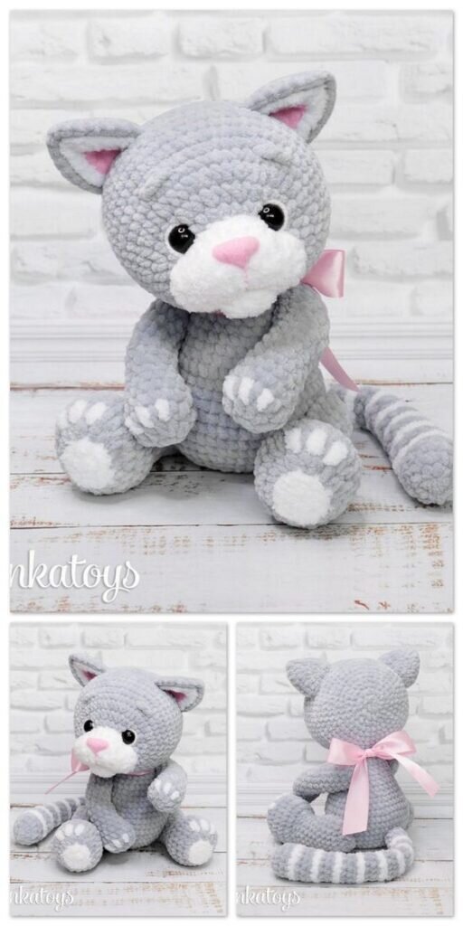 Amigurumi Plush Cat Free Pattern 10