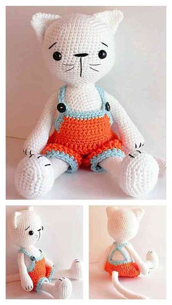 Amigurumi Plush Cat Free Pattern 12