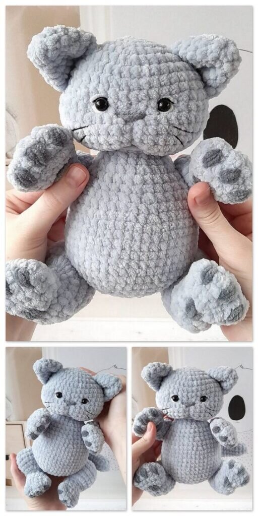 Amigurumi Plush Cat Free Pattern 3