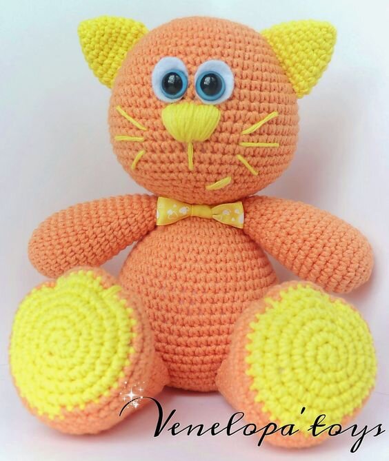 Amigurumi Plush Cat Free Pattern 6