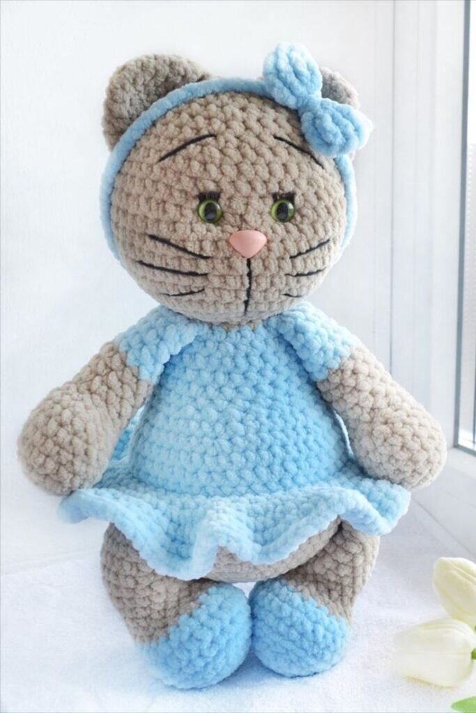 Amigurumi Plush Cat Free Pattern 7