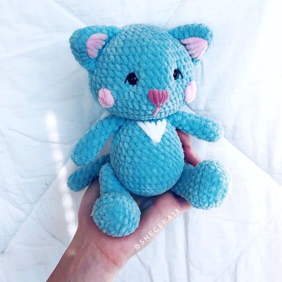 Amigurumi Plush Cat Free Pattern 8