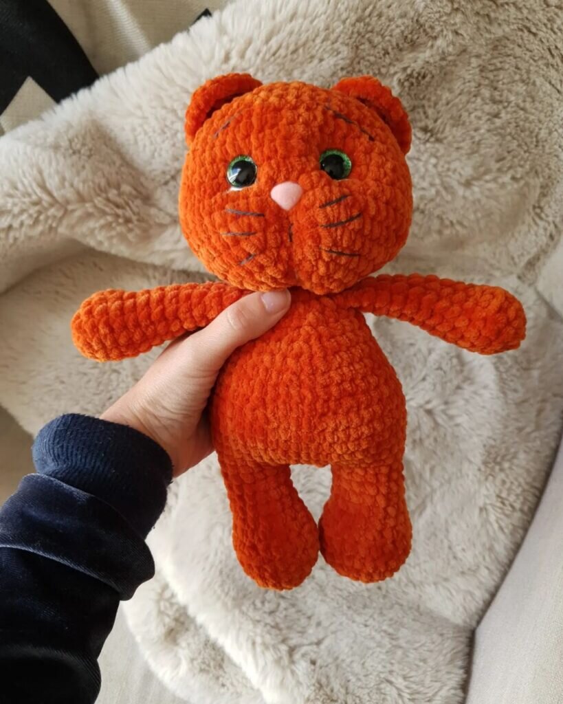 Amigurumi Plush Cat Free Pattern 5