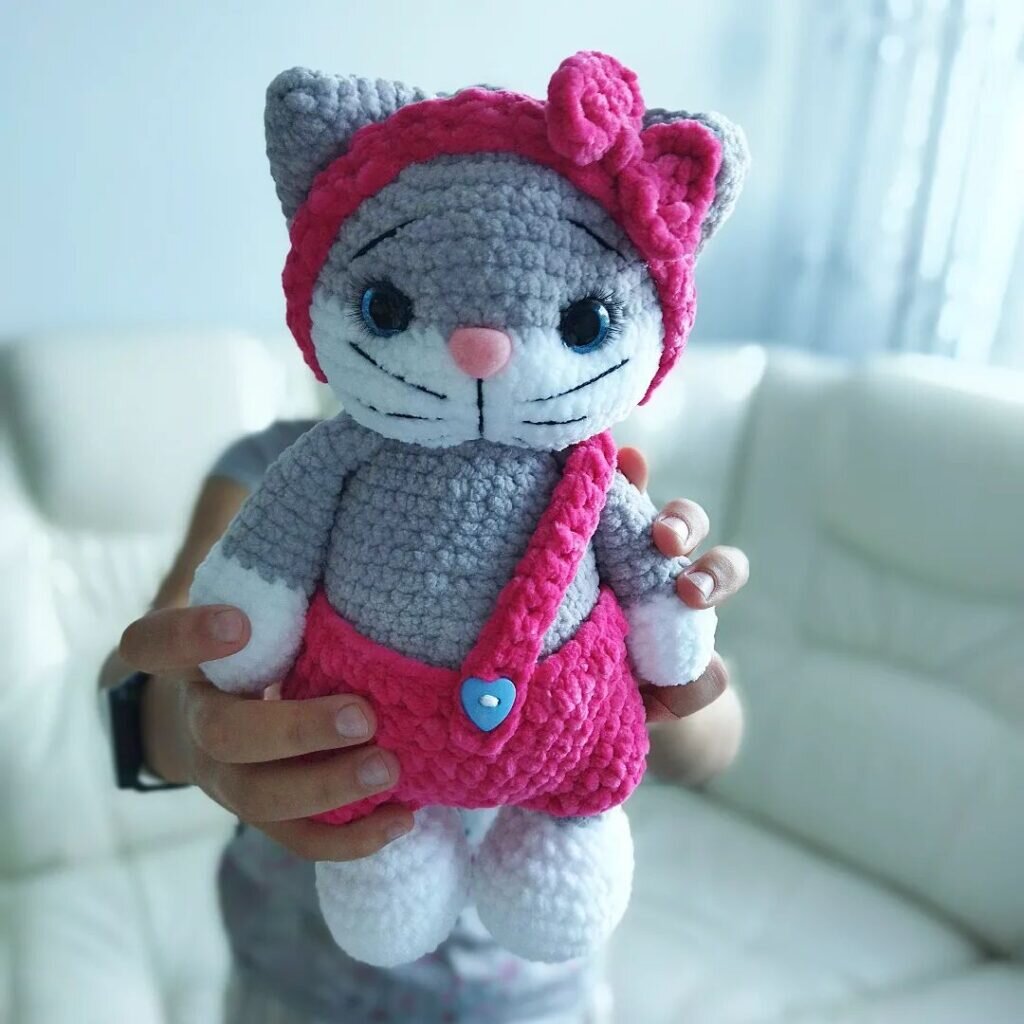 Amigurumi Plush Cat Free Pattern 6