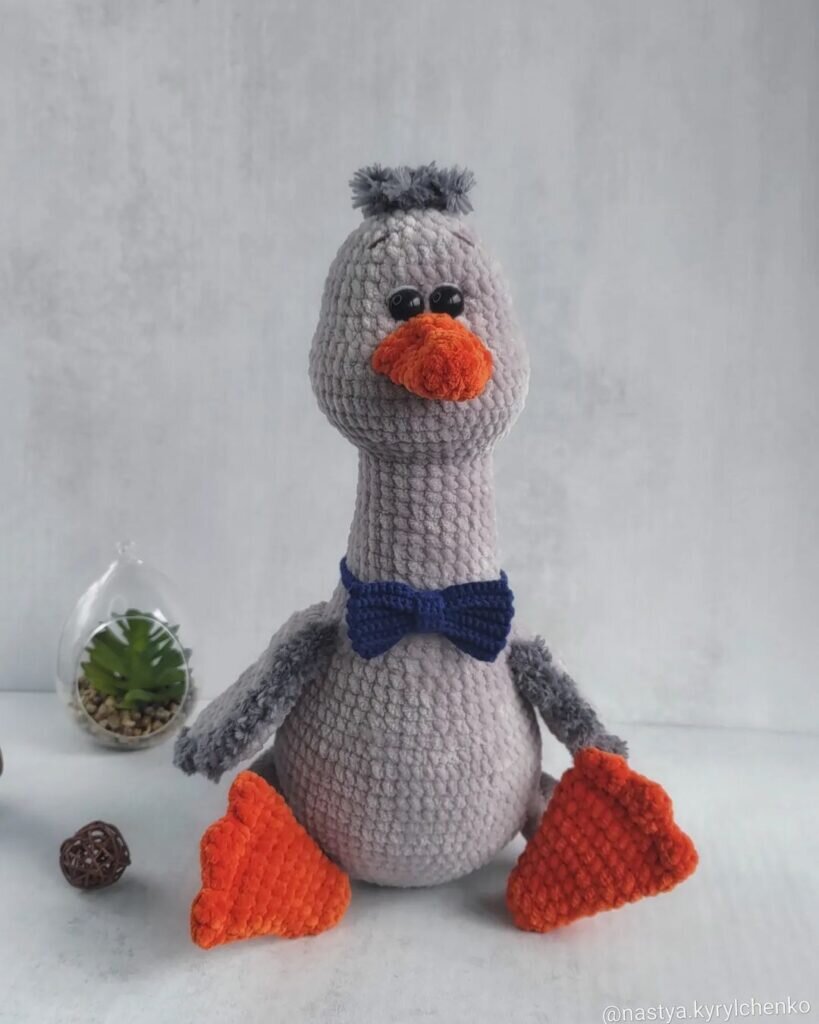 Amigurumi Plush Goose Free Pattern 3