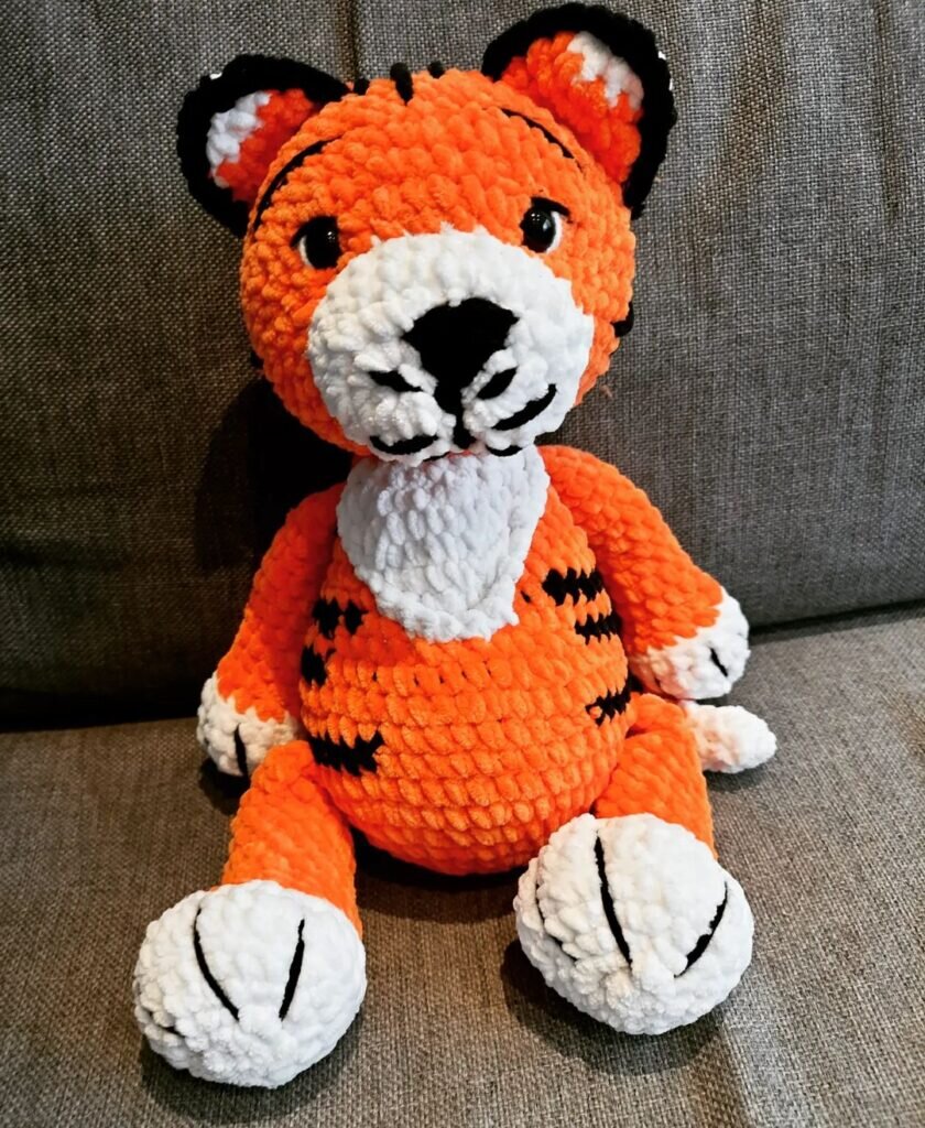 Amigurumi Plush Tiger Free Pattern 1