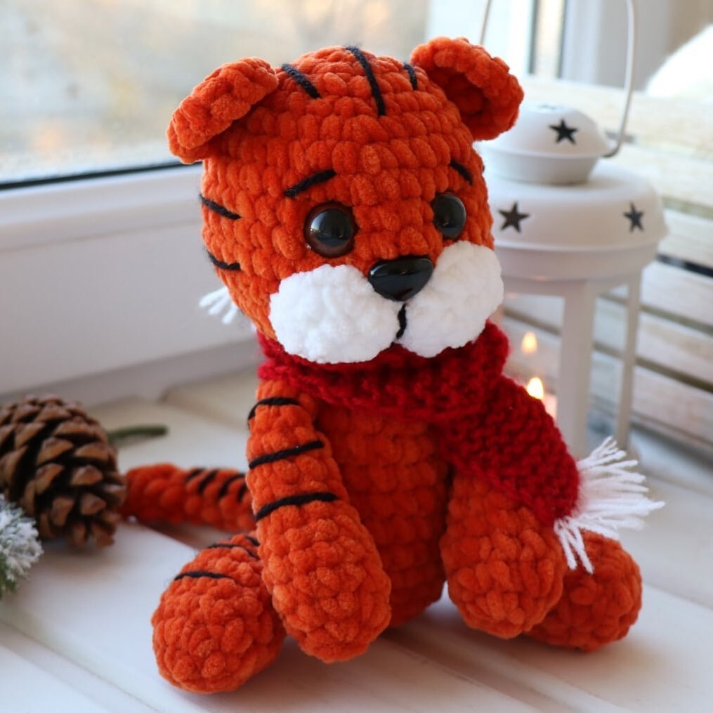 Amigurumi Plush Tiger Free Pattern 2