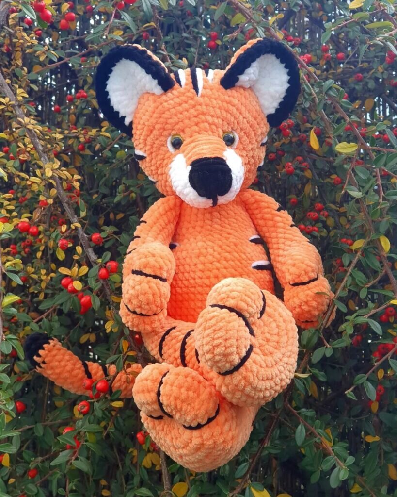 Amigurumi Plush Tiger Free Pattern 3