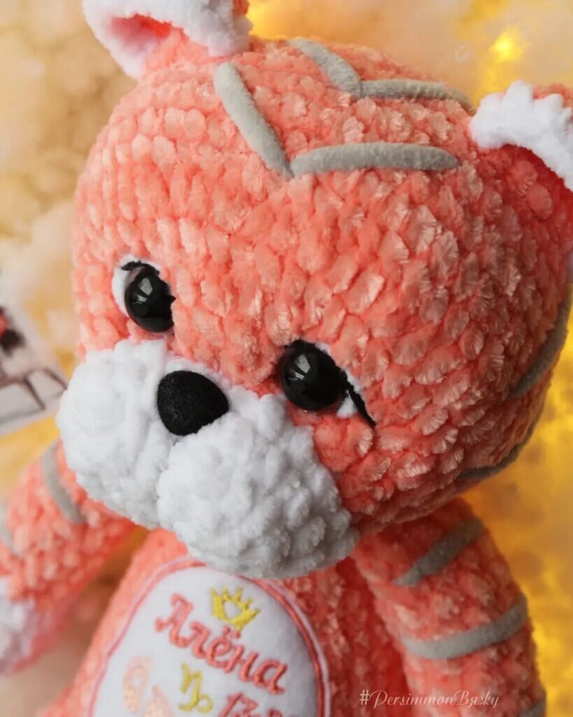 Amigurumi Plush Tiger Free Pattern 4